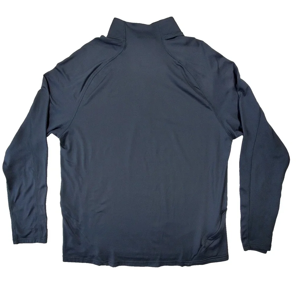 Champion Performance Quarter Zip Pullover Men Large Blue Duo Dry‎ Athletic